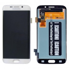 Samsung Galaxy S6 Edge - Original LCD Display and Touch Screen Digitizer Assembly Replacement Repair Parts - White